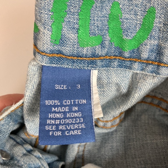 LILU 🌸 women’s jeans, size 3, distressed flower/bead boho look - Picture 9 of 13